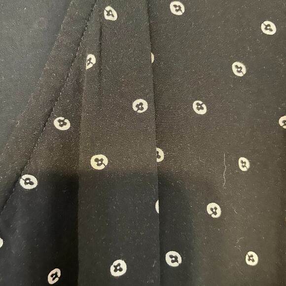 Abercrombie and Fitch Black Floral Wrap Dress XS - Picture 4 of 9